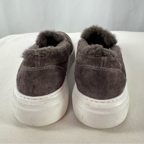 M. Gemini The Cerchio Shearling Slip On Shoes in Gray Size 7.5 or 37 1/2 - Picture 6 of 9